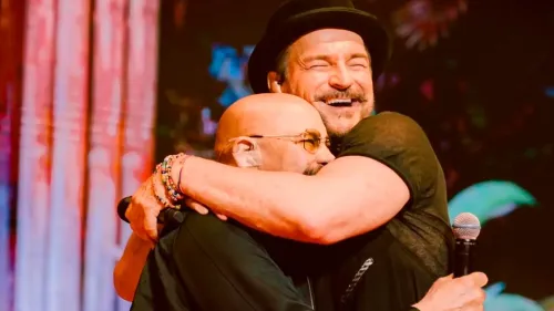 En la foto: Ricardo Arjona, Oscar D' León