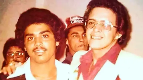 En la foto: Gilberto Santa Rosa - Héctor Lavoe